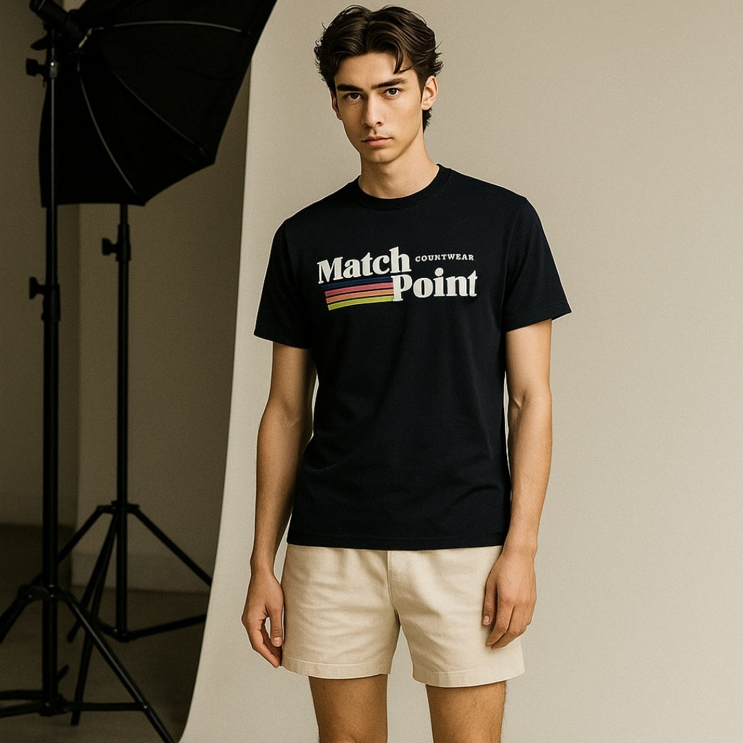 Men's Casual 3D Digital Printed Round Neck Short Sleeve